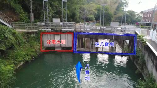 &nbsp;社寮電廠乃是一川流式電廠，水源取自電火圳，而電火圳是由八寶圳在台中市石岡區德興里分流而出。