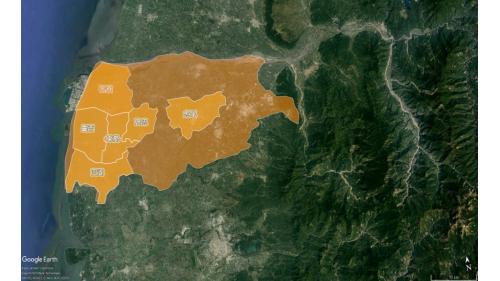 湖山淨水場供水區域包括雲林北部的麥寮、臺西、四湖、東勢、虎尾、褒忠等地區。