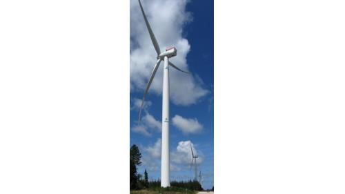 位於丹麥奧斯德里（&Oslash;sterild）風力發電機測試場（英語：&Oslash;sterild Wind Turbine Test Field）中西門子7 MW風力發電機。