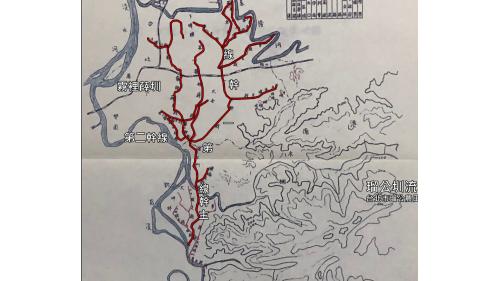 現今台北瑠公圳農田水利會管轄之瑠公圳流域