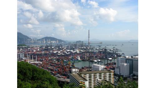 &nbsp;全世界的國際貿易港口約有2500多個，其中包括鹿特丹港、倫敦港、紐約港、新加坡港等等。圖中為香港的葵青貨櫃碼頭