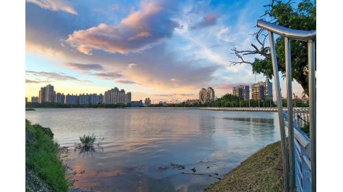 夕照美景。