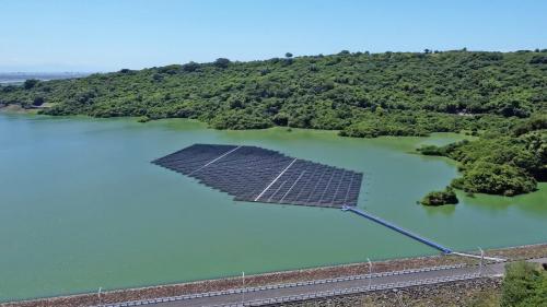 &nbsp;民國時代高屏地區公共給水鳳山水庫太陽能發電系統專區