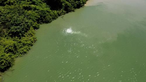 鳳山水庫進水口。