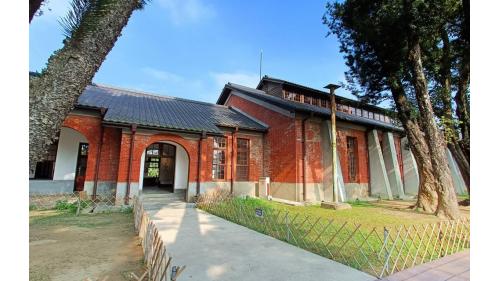 日治時代台南地區公共給水台南水道水源區設施快濾筒室。