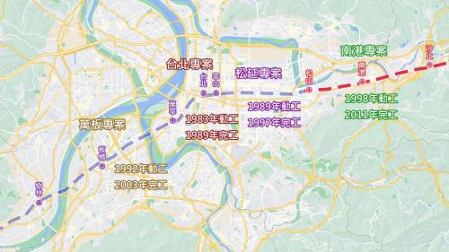 交通部於1983年將臺北市區鐵路地下化，鐡路地下化工程分為4期施工，第一期台北專案於1983年動工1989年完工，第二期松延專案於1989年動工1997年完工，第三期萬板專案於1992年動工，2003年完工，第四期南港專案於1998年動工，2011年完工。
&nbsp;
