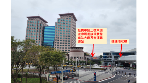 &nbsp;二樓東側空廊則可銜接環狀線車站大廳。
&nbsp;