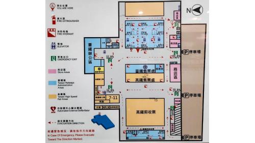 臺北市區車站鐵路地下化第四期東延南港工程「南港專案」新南港車站B2平面圖
&nbsp;