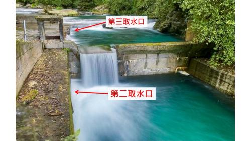 第二、三取水口。