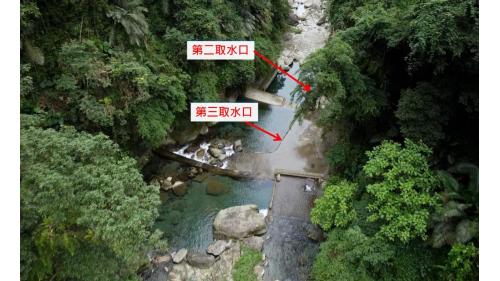第二、三取水口俯瞰。