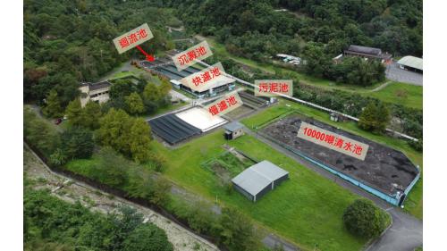 娑婆礑淨水場淨水設施包括迴流池、沉澱池、快濾池、慢濾池、清水池及汙泥池。
&nbsp;
