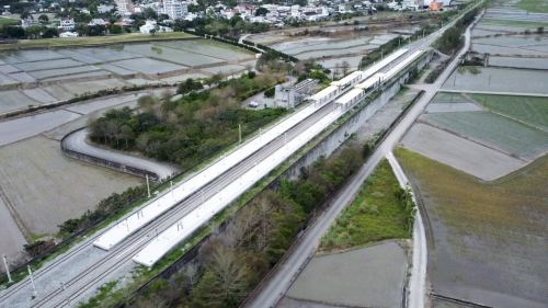 自玉里站、經樂樂溪橋至東里站為雙軌化路段。
&nbsp;