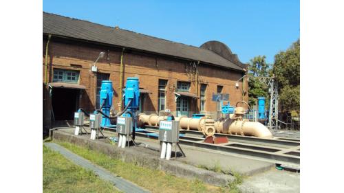 竹寮取水站戶外抽水機。
&nbsp;