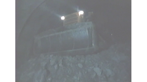 南化水庫導水隧道工程隧道下半斷面開挖