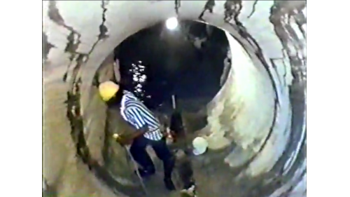 &nbsp;上游壓力直井因地下水充沛，經過榮工處多次的止水施工後，才克服大量滲水的困難。