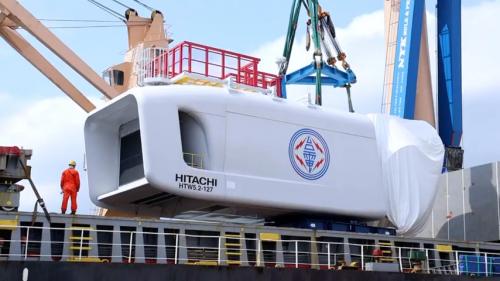 機艙為日立公司所生產之5.2MW的風機(型號HTW 5.2-127)共21座，總裝置容量109.2MW，風機葉輪直徑為 127 公尺，受風面積12,644平方公尺。
&nbsp;