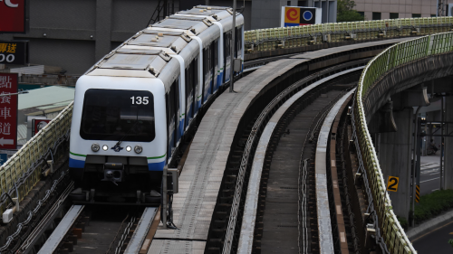 中運量系統（Medium-capacity Transit system，MCT），是規模介於重型鐵路與輕軌運輸之間的一種鐵路系統。採專用路權，一定會有獨立路軌，而且路程一般會較輕軌為長。列車設計方面，一般較重型鐵路系統小，通常只有四至六節車廂。車輪方面，列車可採用鋼輪或膠輪，其較短的月台亦降低車站的建造及維修成本。每小時單方向載客量約10000-25000人次。大台北捷運中之文湖線、新北投支線、小碧潭支線、環狀線，以及台中捷運的綠線等皆屬之。【圖:文湖線VAL256型電聯車-中運量膠輪系統】