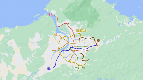 1987年修正初期路網為6線，分別為紅、綠、藍、橘、棕及環狀線。1993年5月後續6線路網逐條報核。
&nbsp;