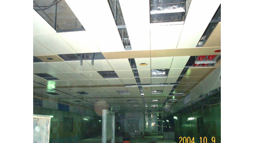 板橋線位於大台北地區南段精華地段，採地下方式興建，1999年12月龍山寺站開通，隔年8月通車至新埔站，2006年5月通車至府中站，至此板橋線全線開通，全長7.1公里，旅客可經由板橋線轉乘至環狀線。路線自台北市萬華區，一路跨越新店溪，通過新板橋車站至舊臺鐵板橋車站，為新北市連接台北市之重要交通路線。【圖/土城站月台層天花板安裝】
&nbsp;