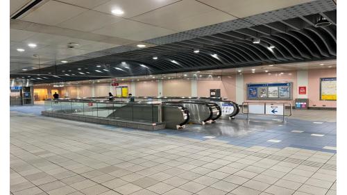 亞東醫院站編號為BL05，位於板橋區南雅南路二段，於2006年5月啟用。為地下2層車站，地下一層為大廳層，地下二層為月台層，設有一座島式月台，月台門採半高式設計，站內設有公共藝術作品「河戀」。此外，為避免洪水淹入捷運隧道內，於亞東醫院站隧道開口處，設有全臺第一座昇降式全斷面防洪閘門。
&nbsp;