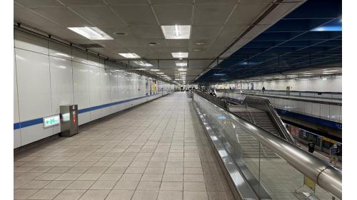 江子翠站編號為BL09，位於板橋區文化路與雙十路交叉口，於2000年8月啟用。為地下二層車站，地下一樓為大廳層，設有車站大廳、詢問處、自動售票機、驗票閘門、洗手間（站體南側付費區外，近1、2號出口）。