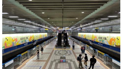 忠孝敦化站為地下二層車站，共有8處出入口，為台北捷運非轉乘站中，出口最多之車站，地下一樓為大廳層，地下二樓為月台層，設有一座島式月台，月台門採半高式設計。與忠孝復興站同為可連接東區地下街之捷運站，各出入口外亦設有周邊商圈及廣場等。