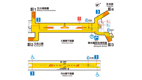 後山埤站編號為BL20，副站名為五分埔商圈，位於忠孝東路六段上，於2000年12月通車，車站內部主要以藍綠及灰色色調設計。由後山埤站可前往台北成衣批發中心「五分埔」，是許多民眾逛街購衣的好去處。
&nbsp;