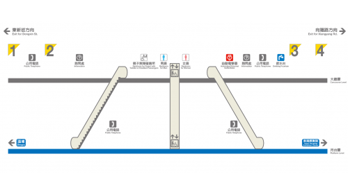 昆陽站編號為BL21，位於南港區忠孝東路六段，於2000年12月通車。昆陽站為地下二層車站，設有4處出入口，地下一樓為大廳層，地下二樓為月台層，設有一座島式月台及半高式月台門。