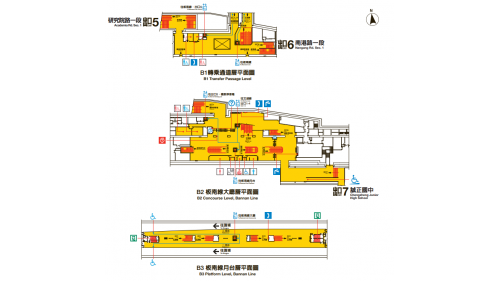 南港展覽館站為板南線及文湖線之轉乘站，位於南港區東端南港路兩側，文湖線編號為BR24，於2009年7月內湖線通車，板南線編號為BL23，於2011年2月南港線東延段完工。南港展覽館站是目前台北捷運地理位置最東側的轉乘站，是台北捷運系統中唯一雙路線端點車站，為台北捷運路網東側的重要轉乘站。
&nbsp;