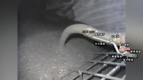&nbsp;         並打設第一分塊4.5公尺長的頂拱混凝土，第一塊混凝土凝結後，自走式鋼模移動到下一塊4.5公尺的位置，一端開挖一端襯砌，全長127.2公尺的電廠頂拱。