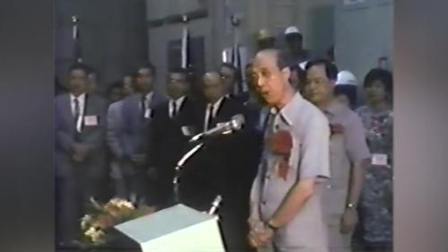 &nbsp;         第一部機試運轉相關各項土木工程全部施工完成，引水隧道於1984年9月15日正式通水，1985年1月16日電廠竣工，並完成與全國併聯發電，電廠啓用儀式由當時的台電陳董事長主持，明湖電廠至此加入發電的行列。