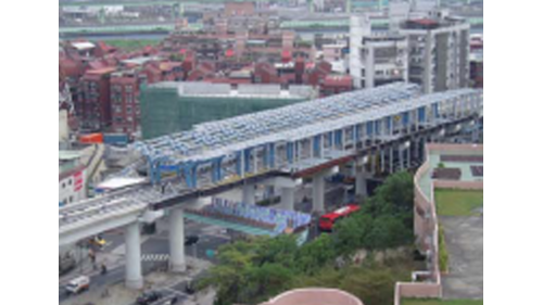 東湖站鋼墩鑄安裝作業
&nbsp;