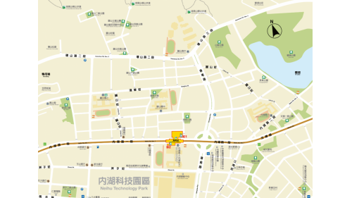港墘站編號為BR17，位於內湖路，於2009年7月通車，其樓梯端牆設有「內湖桃花源」之公共藝術。車站附近有內湖高工及內湖科技園區。港墘站為高架四層車站，設有2處出入口，三樓為大廳及月台層，四樓為天橋層，可供民眾選擇搭乘方向，港墘站設有側式月台二座及全高式月台門。&nbsp;