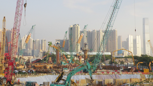 1989年，泰國虹邦公司在曼谷投資興建國際首都摩天大樓，由榮工處與意大利崔偉公司合作，承辦該大樓之基樁部份。&nbsp;&nbsp;