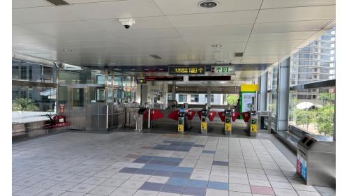 葫洲車站位於康寧路上，於2009年7月通車啟用，為高架四層之車站，共設2處出入口，三樓為大廳層及月台層，地上四樓為天橋層，可供民眾選擇搭乘方向，月台為側式月台兩座及設有全高式月台門。