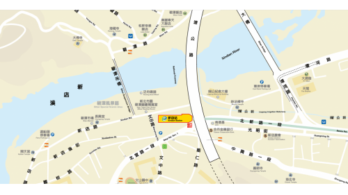 新店站編號為G01，副站名為碧潭，位於北宜路上，於1999年11月啟用，為松山新店線之端點車站，車站附近有碧潭風景區，於碧潭風景區可體驗划船樂趣，或於碧潭吊橋上欣賞湖光水色。
&nbsp;
