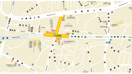 大坪林站為環狀線之轉乘站，松山新店線編號為G04，位於北新路與民權路交叉口，於1999年11月通車啟用，環狀線為編號為Y07，於2020年1月通車啟用。大坪林站為松山新店線與環狀線第一階段之交會車站，站體與大坪林聯開大樓共構，車站附近有國家運輸安全調查委員會。
&nbsp;