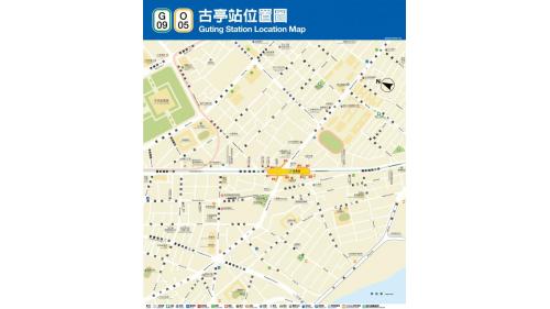 古亭站為中和新蘆線之轉乘站，位於羅斯福路二段，松山新店線編號為G09，於1998年12通車啟用。車站附近有經濟部、郵政醫院及諸多店家餐館，為羅斯福路、和平東路及和平西路一帶通勤族主要的運輸車站。
&nbsp;