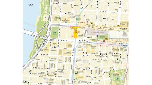 北門站編號G13，副站名大稻埕南，忠孝西路與市民大道路口間，啟用於2014年11月，車站附近設有大稻埕、塔城公園、迪化街、機場捷運台北車站、以及臺灣中小企業銀行。
&nbsp;