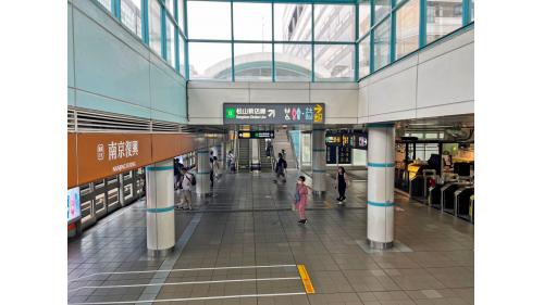 南京復興為一高架與地下交會車站，共設有8處出入口，地上四層與地下三層共七層。地上三樓為文湖線大廳層及月台層，設有兩座側式月台及全高式月台門；地上四樓為文湖線天橋層，設有月台聯絡天橋供旅客選擇搭乘方向。
&nbsp;