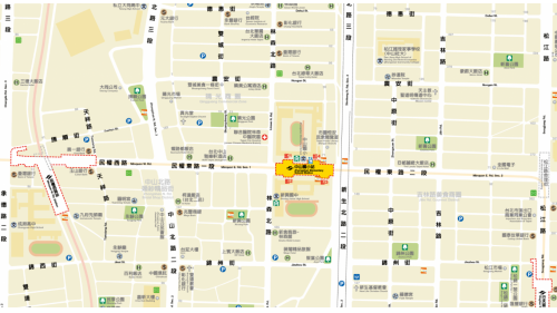 &nbsp;中山國小站編號為O10，副站名晴光商圈，位於民權東路一段上，於2010年11月啟用，車站附近有中山國小、晴光商圈及新興國中。