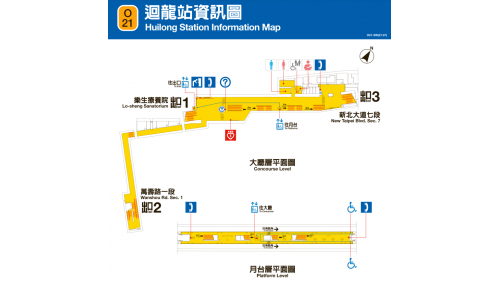 &nbsp;迴龍站編號為O21，副站名樂生，位於中正路上，於2013年6月啟用，為地下二層車站，設有3處出入口，地下一樓為大廳層，地下二樓為月台層，設有一座島式月台及全高式月台門。