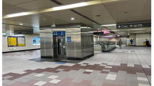 &nbsp;蘆洲站為地下二層車站，設有3處出入口，地下一樓為大廳層，車站大廳、詢問處、自動售票機、驗票閘門、洗手間（站體西側付費區內、東側付費區外出口1附近）。
