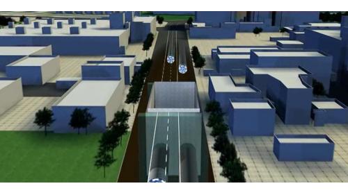 機場捷運線為確保機場的營運及結構安全，以潛盾工法通過桃園國際機場，採用最高規格的監測及保護措施，施工時以加強背填灌漿及二次灌漿之方式加強保護外，並於潛盾機盾殼內全程施作機上灌漿，以有效再降低施工中之即時沉陷量，在塔台區及潛盾隧道通過位置間，打設微型遮幕樁，以避免掘進時對塔台可能造成之影響。