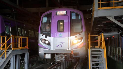 直達車為紫色車身，為服務大部分航空旅客而設計，共五節車廂，第五節為行李車廂，為搭載在台北車站預辦登機乘客的行李，便利搭機旅客提前完成登機準備，由自動輸送系統，將行李送上直達車行李車廂，送至第二航廈，該車廂共可容納13個行李櫃。直達車僅停靠5座主要車站，為台北車站(A1)、新北產業園區站(A3)、長庚醫院站(A8)、機場第一航廈站(A12)以及機場第二航廈站(A13)。