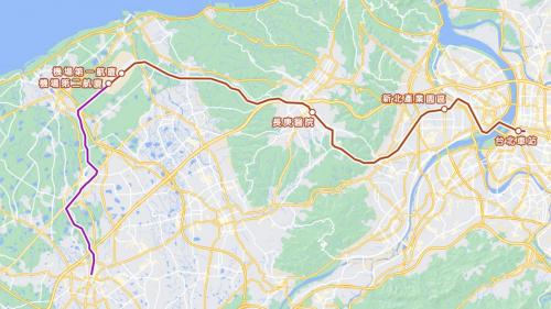 桃園機場捷運線運營模式共分五種，第一種為直達車、第二種為環北直達車、第三種為普通車、第四種為北段深夜普通車、第五種為南段深夜普通車。直達車，僅停靠5座主要車站，為台北車站(A1)、新北產業園區站(A3)、長庚醫院站(A8)、機場第一航廈站(A12)以及機場第二航廈站(A13)。