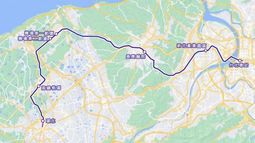 桃園機場捷運線運營模式共分五種，第一種為直達車、第二種為環北直達車、第三種為普通車、第四種為北段深夜普通車、第五種為南段深夜普通車。環北直達車，共停靠7座車站，為五個主要車站外加高鐵桃園站(A18)及環北站(A21)。