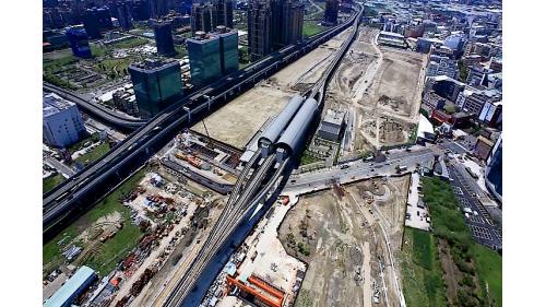 桃園機場捷運沿線車站-新北產業園區站(A3)(Y20)俯瞰