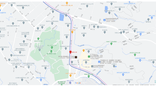 體育大學站編號為A7，副站名為龜山樂善，站體位於文化路一段上，於2017年3月啟用，因避免整體路線爬升及降坡差異過大，因此此站為地下車站。車站附近有國立體育大學、長庚大學。