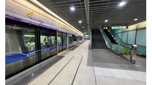 體育大學站為地下二層車站，設有2處出入口，地下一樓為大廳層，地下二樓為月台層，設有兩座側式月台並設有半高式月台門，本站僅停靠普通車。